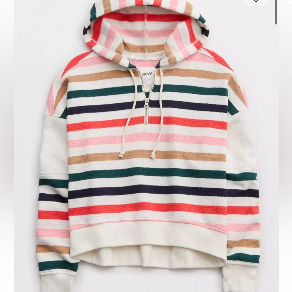 Aerie Restart Quarter Zip Hoodie - Picture 4 of 7